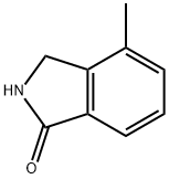 4-METHYL-2,3-DIHYDRO-ISOINDOL-1-ONE 化学構造式