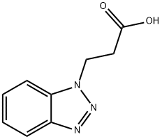3-BENZOTRIAZOL-1-YL-PROPIONIC ACID Structure