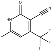 6-甲基-3-氰基-4-三氟甲基-2-羟基吡啶, 654-49-9, 结构式