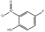 4-Fluoro-2-nitrobenzenethiol, 4-Fluoro-2-nitrophenyl mercaptan,654063-68-0,结构式