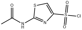 2-乙酰胺噻唑-5-磺酰氯 结构式
