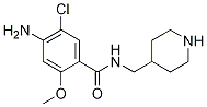 4-氨基-5-氯-2-甲氧基-N-(4-甲基哌啶)苯甲酰胺, 654084-41-0, 结构式