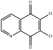 6,7-dichloroquinoline-5,8-dione Struktur