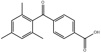 4-(メシチルカルボニル)安息香酸 化学構造式