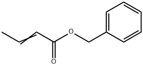 2-ブテン酸ベンジル 化学構造式