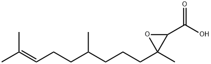 3-(4,8-dimethylnon-7-enyl)-3-methyloxirane-2-carboxylic acid Structure