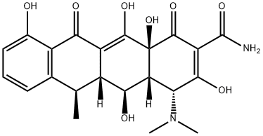 强力霉素 结构式