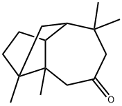 octahydro-1,5,5,8a-tetramethyl-1,4-methanoazulen-7-(1H)-one Structure