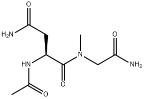 acetyl-asparaginyl-methylglycinamide Struktur