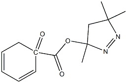 (3,5,5-trimethyl-1-oxido-4H-pyrazol-3-yl) benzoate Structure