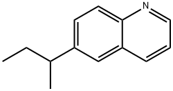 6-sec-ブチルキノリン 化学構造式