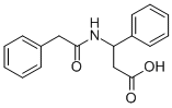 (DL)-N-(Phenylacetyl)-3-amino-3-phenylpropanoic acid Structure