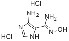 5(4)-AMINOIMIDAZOLE-4(5)-CARBOXAMIDOXIME DIHYDROCHLORIDE 化学構造式