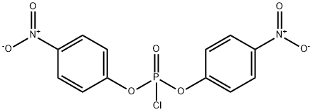 BIS(4-NITROPHENYL) PHOSPHOROCHLORIDATE Struktur