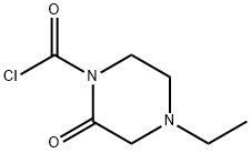 1-Piperazinecarbonylchloride,4-ethyl-2-oxo-(9CI) Structure