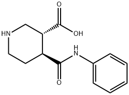 3-Piperidinecarboxylicacid,4-[(phenylamino)carbonyl]-,(3R,4S)-(9CI),654647-08-2,结构式