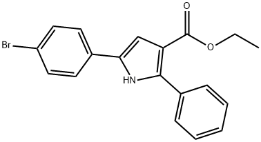 65473-91-8 ethyl 5-(4-bromophenyl)-2-phenyl-1H-pyrrole-3-carboxylate