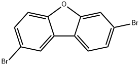 2,7-ジブロモジベンゾフラン 化学構造式