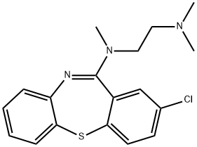 2-Chloro-11-[[2-(dimethylamino)ethyl]methylamino]dibenzo[b,f][1,4]thiazepine Structure