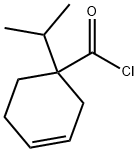 3-Cyclohexene-1-carbonyl chloride, 1-(1-methylethyl)- (9CI) Structure