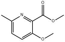 3-Methoxy-6-Methyl-2-pyridinecarboxylic acid Methyl ester Structure