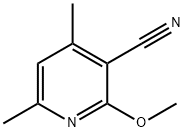 2-METHOXY-4,6-DIMETHYLNICOTINONITRILE Structure