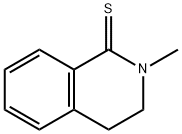 3,4-Dihydro-2-methyl-1(2H)-isoquinolinethione Structure