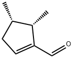 1-Cyclopentene-1-carboxaldehyde, 4,5-dimethyl-, cis- (8CI) 化学構造式