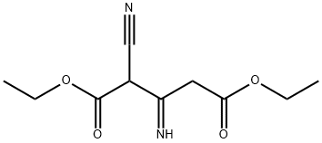diethyl 2-cyano-3-imino-pentanedioate Structure