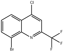 2-三氟甲基-4-氯-8-溴喹啉,655235-61-3,结构式