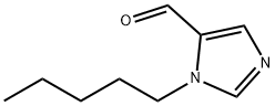 1H-Imidazole-5-carboxaldehyde,1-pentyl-(9CI) Struktur