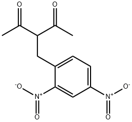 2,4-Pentanedione, 3-[(2,4-dinitrophenyl)methyl]- Structure