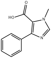 1-METHYL-4-PHENYL-1H-IMIDAZOLE-5-CARBOXYLIC ACID Structure