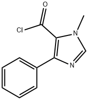 1-METHYL-4-PHENYL-1H-IMIDAZOLE-5-CARBONYL CHLORIDE Structure