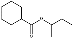 1-methylpropyl cyclohexanecarboxylate Structure