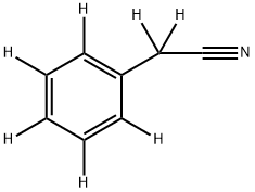 苯乙腈-D7 结构式
