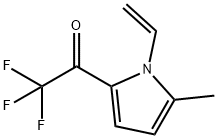 Ethanone, 1-(1-ethenyl-5-methyl-1H-pyrrol-2-yl)-2,2,2-trifluoro- (9CI) 化学構造式