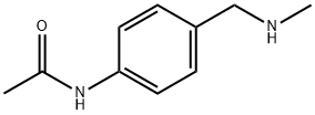 N-(4-(甲胺基)甲基)苯基)乙酰胺, 65542-25-8, 结构式