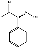 1-Propanone,  2-imino-1-phenyl-,  oxime 结构式