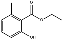 6-甲基水杨酸乙酯/2-羟基-6-甲基苯甲酸乙酯, 6555-40-4, 结构式