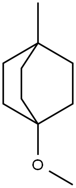 1-Methoxy-4-methylbicyclo[2.2.2]octane Struktur
