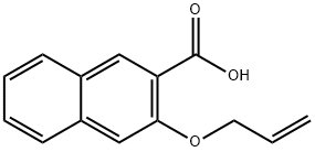 3-Allyloxy-2-naphthalenecarboxylic acid Structure