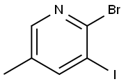 2-Бром-3-йод-5-метилпиридин