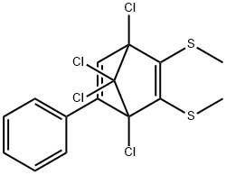 5-diene, 1,2,3,4,7,7-hexachloro-5-phenyl-Bicyclo[2.2.1]hepta-2 Struktur