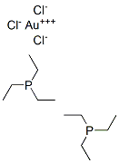 bis(triethylphosphine)gold chloride Structure