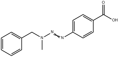 p-(3-Benzyl-3-methyl-1-triazeno)benzoic acid,65587-38-4,结构式