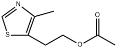 4-甲基-5-(2-乙酰氧乙基)噻唑,656-53-1,结构式