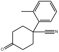 4-CYANO-4-(2-METHYLPHENYL)CYCLOHEXANONE|4-氧代-1-(邻甲苯基)环己甲腈