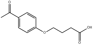 4-(4-ACETYL-PHENOXY)-BUTYRIC ACID Structure