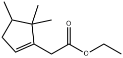 1-Cyclopentene-1-aceticacid,4,5,5-trimethyl-,ethylester(9CI) 结构式